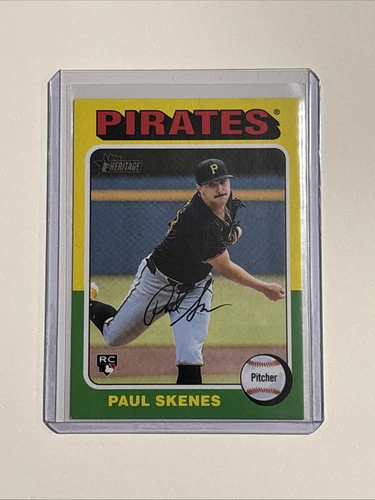 2024 Topps Heritage High Number #594 Paul Skenes | Base - Rookie Card