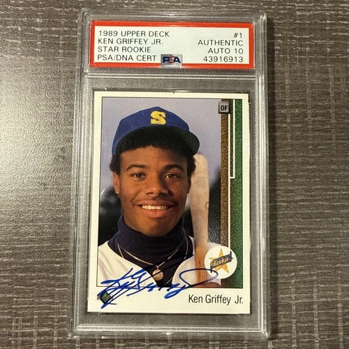 1989 Upper Deck - Star Rookie Ken Griffey Jr #1 (RC) PSA 10