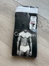 NEW Vinatge Calvin Klein Men's Brief Black sz 36 U1020