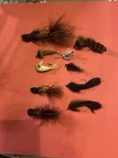 Vintage Fly Fishing Lures Set Of 10
