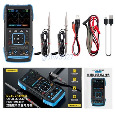 FNIRSI 2C23T 3-in-1 Digital Oscilloscope Multimeter Function Signal Generator US