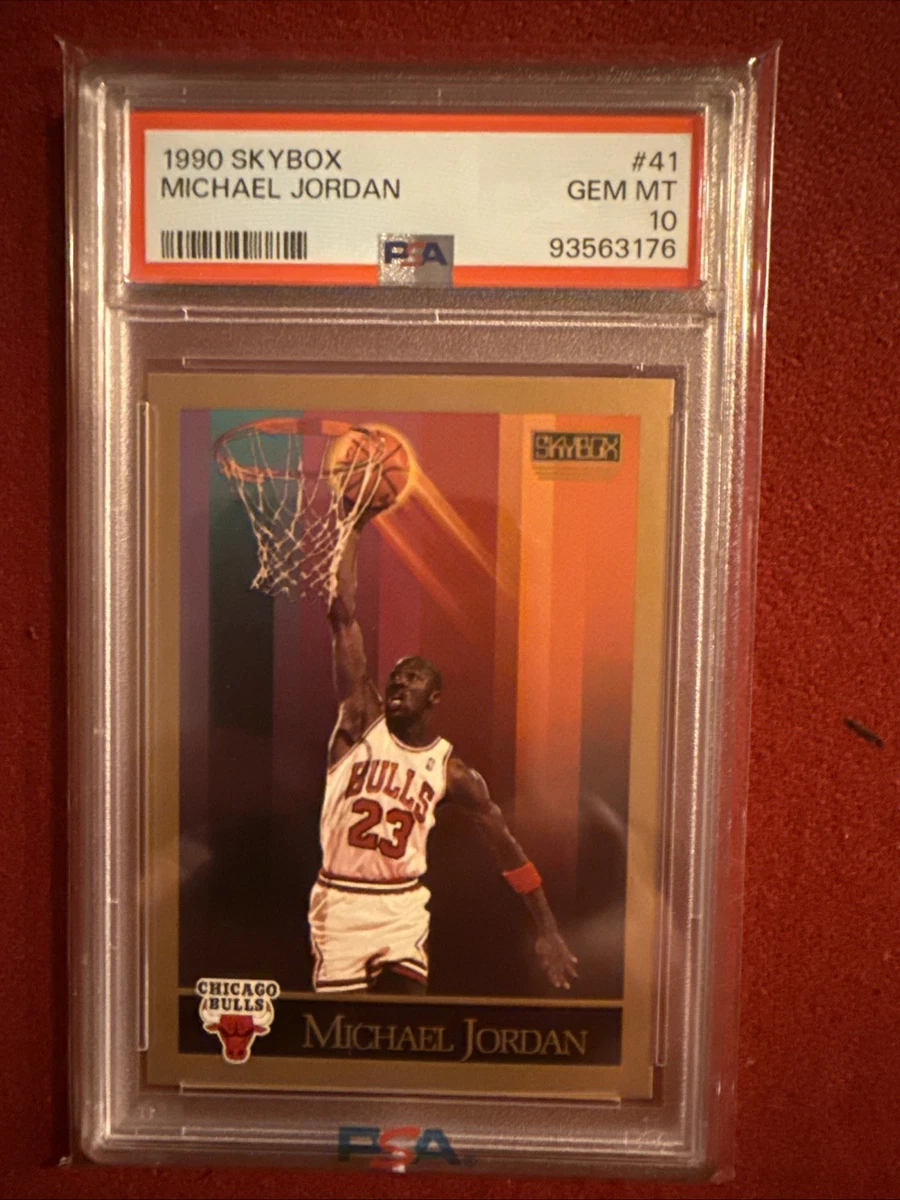 [Tokyo_DC]1990 Hoopsマイケル•ジョーダン PSA-10 Michael Jordan 1990 Hoops Basketball Card #65 Graded PSA 9 | eBay