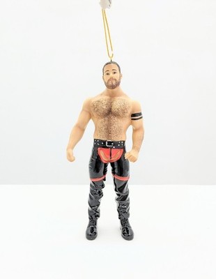 December Diamonds Poke The Bear Series, Rubber Bear Hanging Ornament