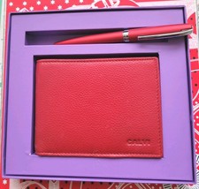 CALVI. Duo Portefeuille/stylo.