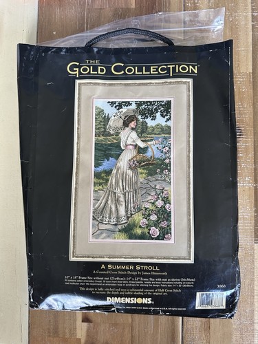 Dimensions Gold Collection A Summer Stroll Cross Stitch Kit James Himsworth VTG