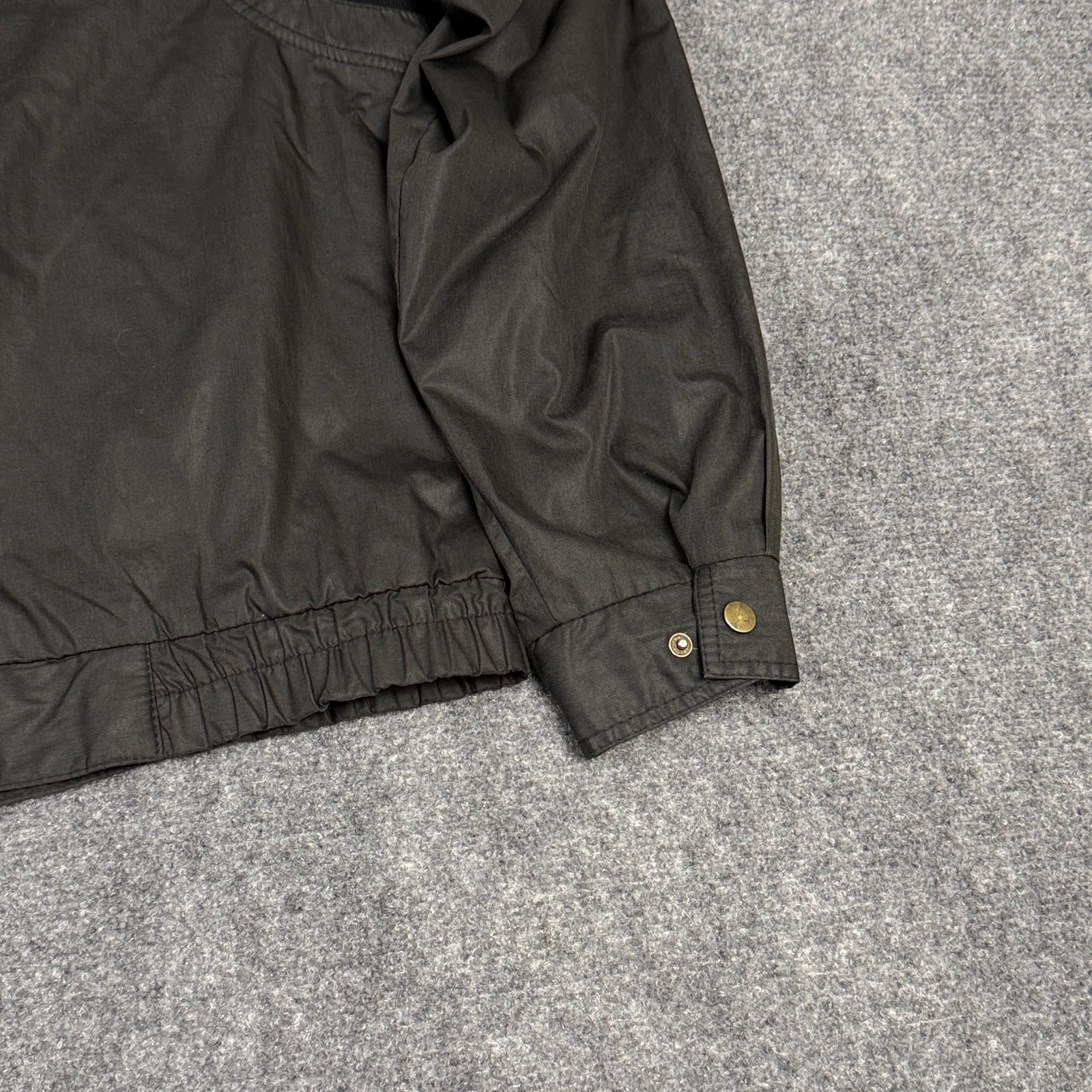 Vintage Current Seen Bomber Jacket Mens XL Black Military Flight Utility image 9