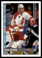 1992-93 O-Pee-Chee Craig Berube Calgary Flames #147