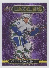 2021-22 Upper Deck Series 2 Dazzlers Purple Vasily Podkolzin #DZ-94 2o7