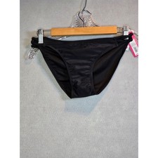Xhilaration Black Strappy Bikini Bottoms Size...