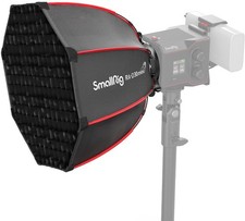 Portable 11.4  Parabolic Softbox with Honeycomb Grid, Ideal for Photographers