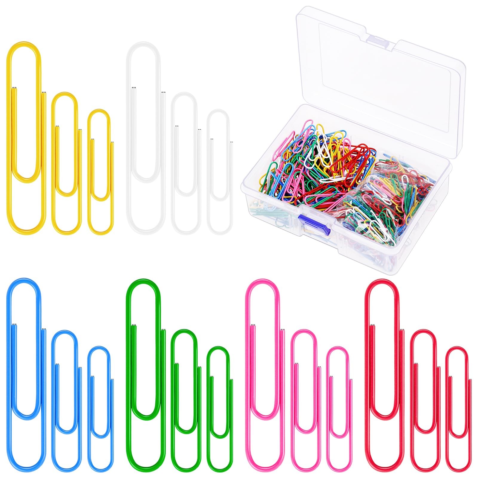 Trombones colorés et assortis pour structurer vos cahiers de cours et planning