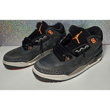 NIKE Air Jordan 3 Retro Fear Pack Night 2023 Orange Black CT8532-080 Men's 9