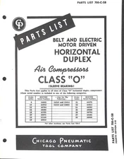 Chicago Pneumatic 700-C-SB Belt & Electric Motor Driven Horizontal Duplex Air Co