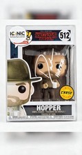 Hopper Chase Signed Funko Pop Stranger Things Rare JSA Auth Stan Lee Comikaze