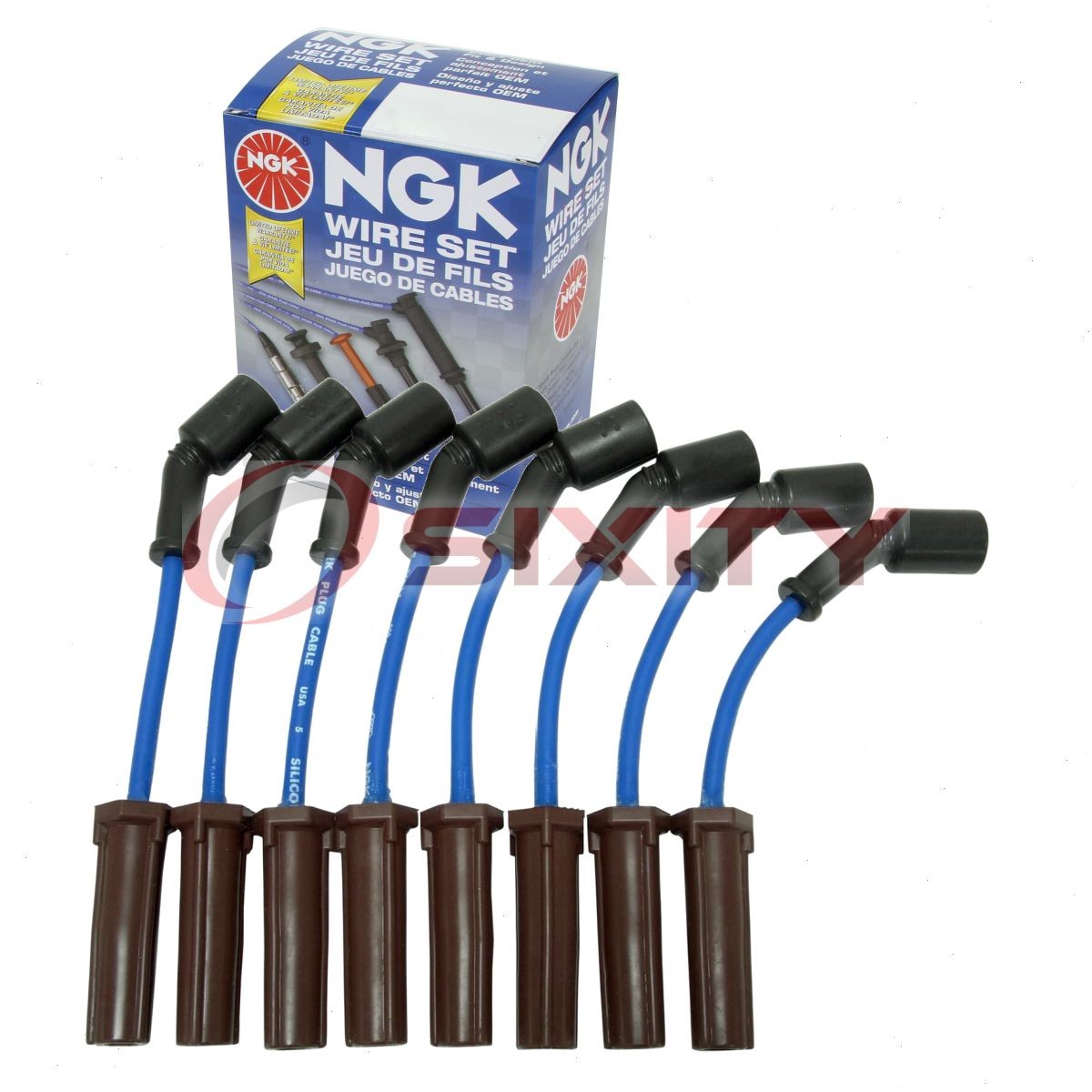 1 pc NGK Spark Plug Wire Set for 1998-2002 Chevrolet Camaro 5.7L V8 - Engine az