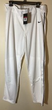 Nike Baseball Pants Vapor Select Piped White/Blue BQ5489-107 Men's Size L NWT