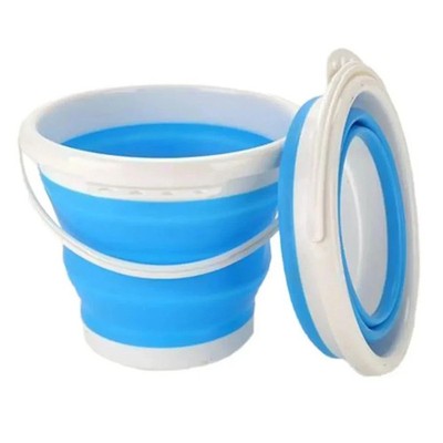 3L Collapsible Bucket Portable Folding Water Bucket Car Washing Fishing Bucket