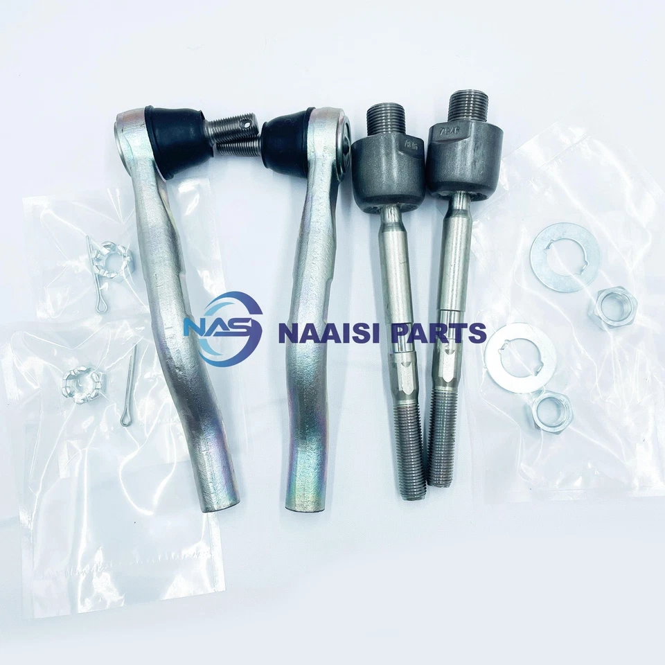 OEM 4 Pcs Outer & Inner Tie Rod End Set For 13-17 Honda Accord 15-20 Acura TLX - Image 4 of 4