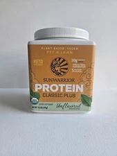 2026 Plant Based Vegan Protein Powder Unflavored And Unsweetened Sunwarrior