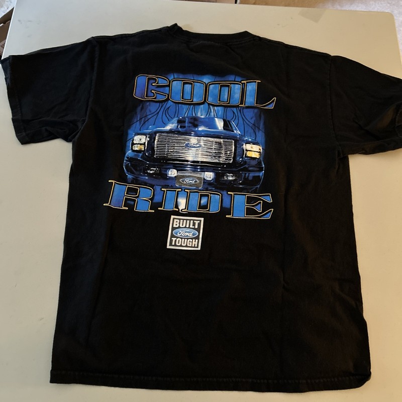 Ford T Shirt Cool Ride Tennessee River Black - Large