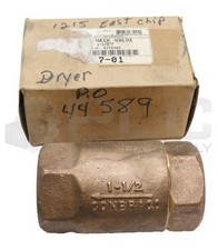 NEW CONBRACO 61-107-01 BALL CONE CHECK VALVE 1-1/2" F X 1-1/2" READ 