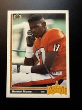 1991 Upper Deck - Star Rookie Herman Moore #17 (RC)