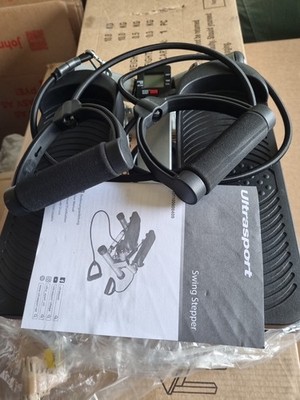 Ultrasport Swing Stepper mit Widerstandsbändern und LCD Monitor