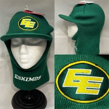 Edmonton Eskimos Balaclava Beanie Hat CFL Football Team Logo Winter Cap Toque