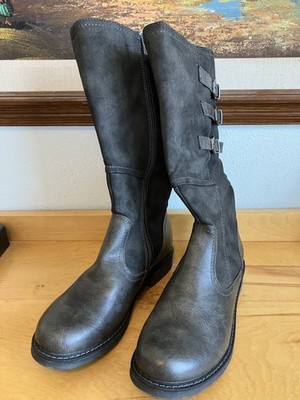 Patrizia Gercetis Spring Step Gray 13'' Tall Boots Women's Size 42 10.5/11 US