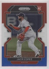 2022 Panini Prizm Tier II Red White & Blue Prizm Jack Lopez #207 1n0