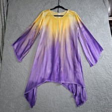 Dance Dress Tunic Dress Adult Small Watercolor Dancewear Brand Ombre Fairycore