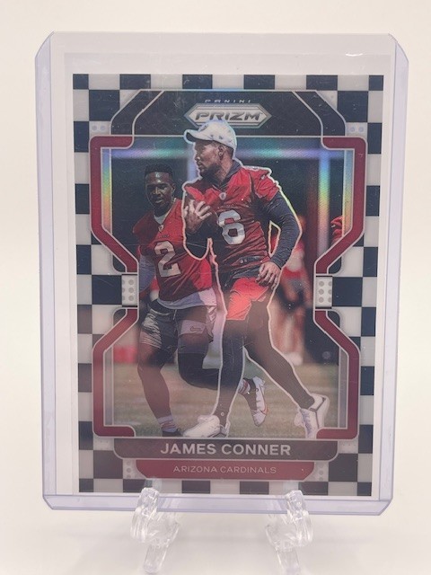 2021 Panini Prizm Black & White Checker James Conner #79 Arizona Cardinals