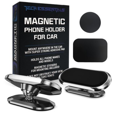 SOL 1er Pack Magnet Handyhalter für Auto, Mini Magnethalterung, Ständer Air Schwarz 