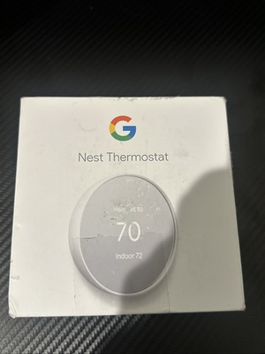#ad Google Nest Smart Thermostat Snow GA01334 US $54.00
