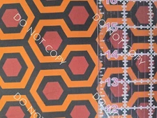 Custom 100% Cotton Woven Fabric Horror Movie The Shining Carpet 1/4 Yd 9x56