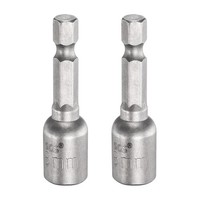 "2X Nussbohrer 8Mm 1/4\" 1,89\" Magnet F. 1/4\" Sechskant"
