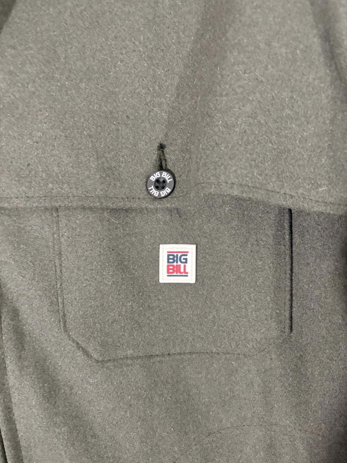 Big Bill Wool Outdoor Jacket Green Regular LARGE 78496 image 2