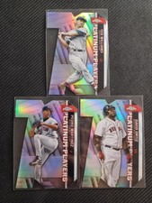 2021 Topps Chrome PLATINUM PLAYER Die-Cut Lot x3  RED SOX