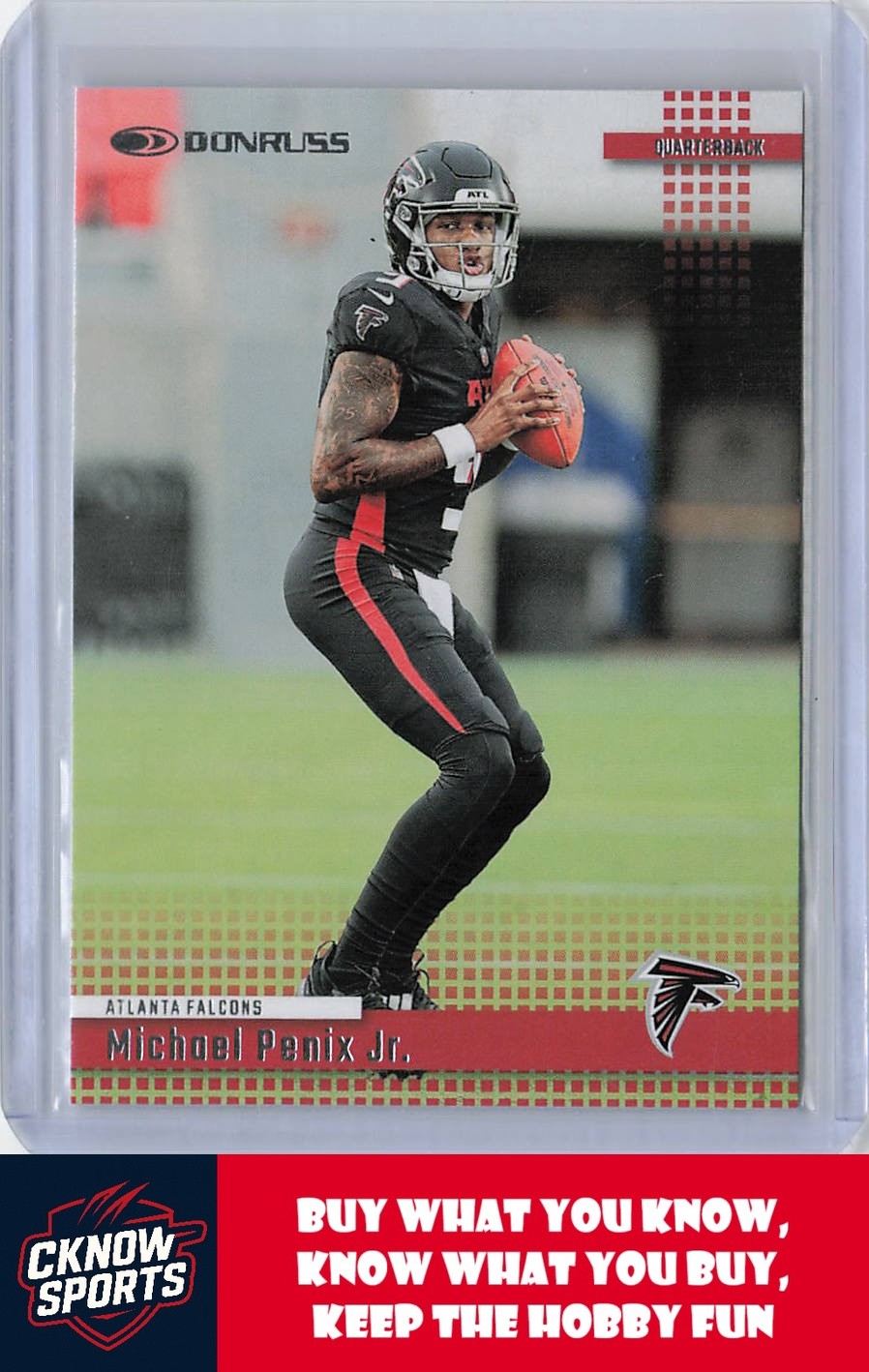 2024 Donruss #25 Michael Penix Jr. Retro 2004 Atlanta Falcons