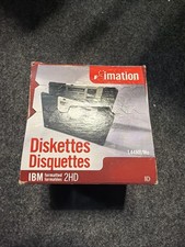 BRAND NEW Imation 3.5" Floppy Diskettes, 25-Pack, IBM Formatted 1.44MB 2HD