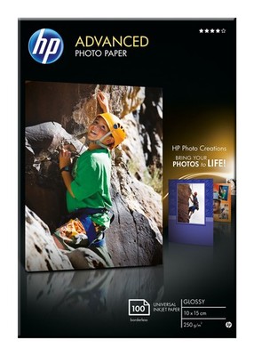 HP Q 8692 A 100 Blatt Randlos Einzelblattpapier x 150 mm A6 im Format 10 15 cm
