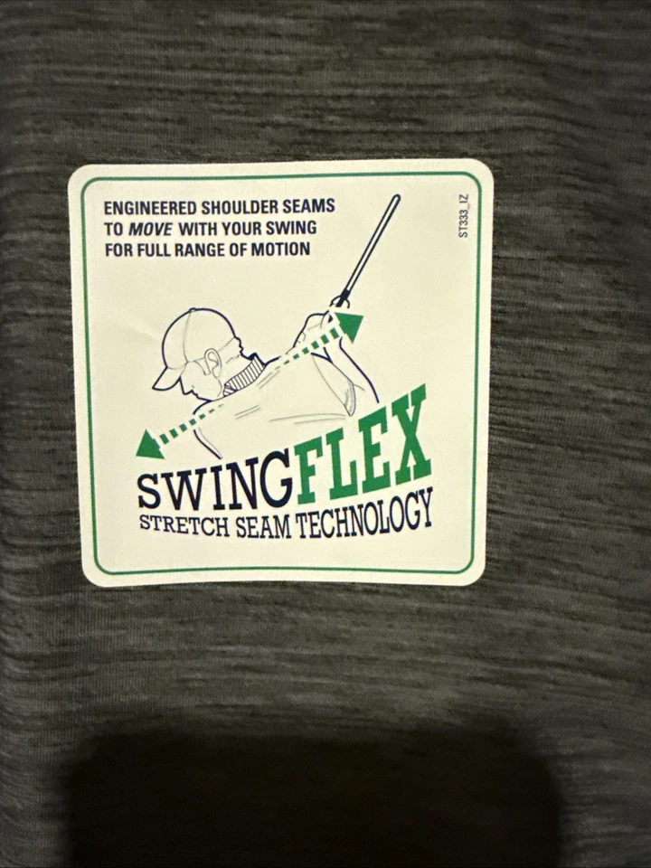 Polo gris extra grande elástico Izod Golf nuevo con etiquetas Foto 3 de 4