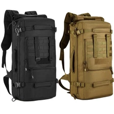 50L Military Tactical Backpack Large Molle Rucksack Outdoor Travel Luggage Bag