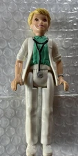 Playskool People Doctor Nurse Woman Blonde Lady Dollhouse Figure Vintage 1990’s