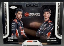 2025 Topps Chrome F1 Oliver Bearman Esteban Ocon DUO RC #170 Haas Rookie