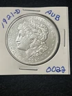 1921-D Morgan Silver Dollar AU Brilliant