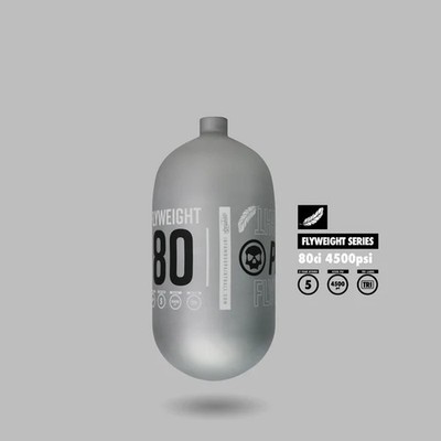 Infamous Infamous PRO DNA  FLYWEIGHT AIR TANK 80CI - MATTE SILVER