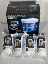 Zero Water 5 Stage Advanced Filtration 20 Cup With 4 Replacement Filters
