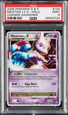PSA 9 2008 Mewtwo LV.X Holo Legends Awakened 144/146 on eBay