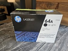 Genuine HP 64A Black Toner Cartridge CC364A Open Box NEW Sealed Inside OEM